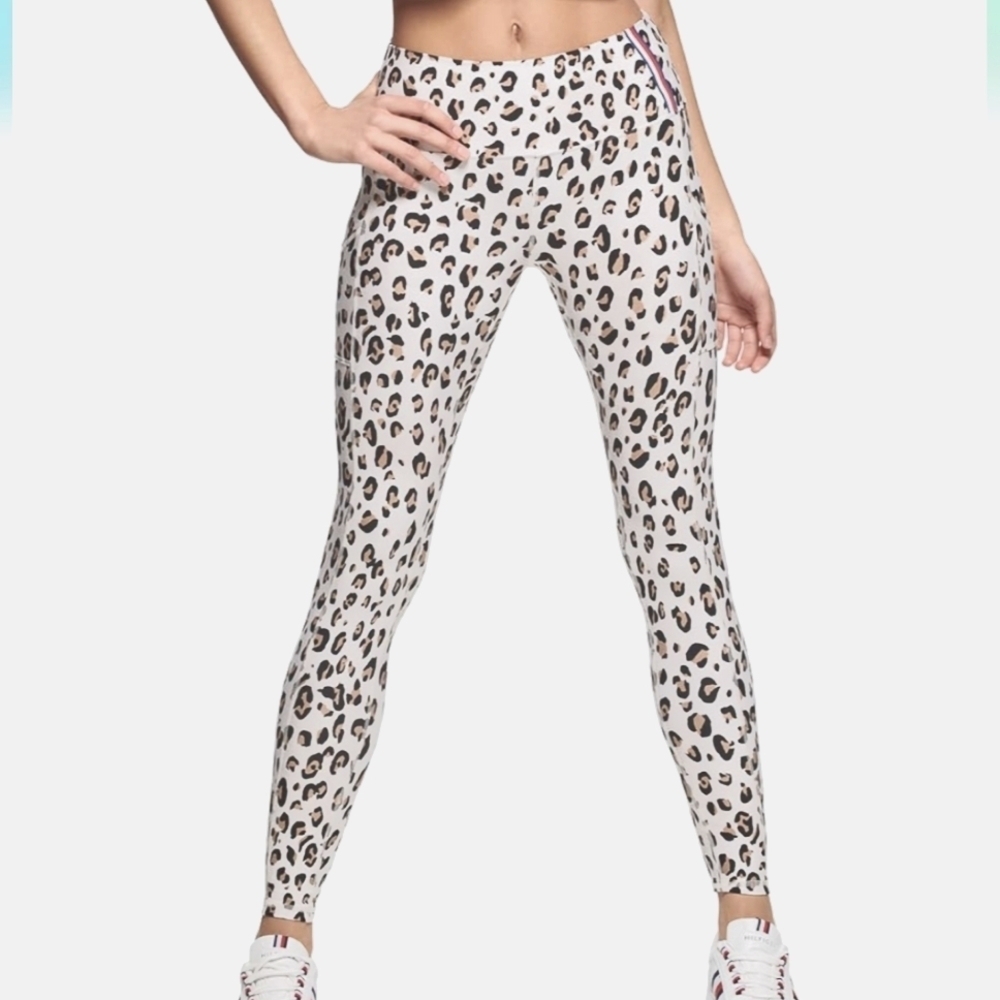 Leopard Print Leggings Tommy Hilfiger, XL , new with tags